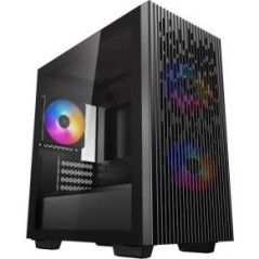 DeepCool MATREXX 40 3FS Tower Micro-ATX Case - Sleek Black Design, Optimal Cooling & Superior Performance